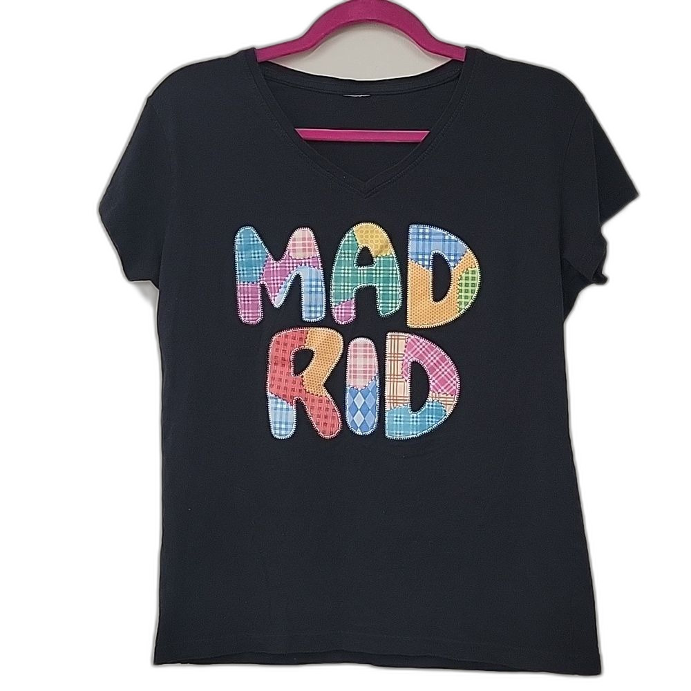 Black Graphic Madrid Women's Tee